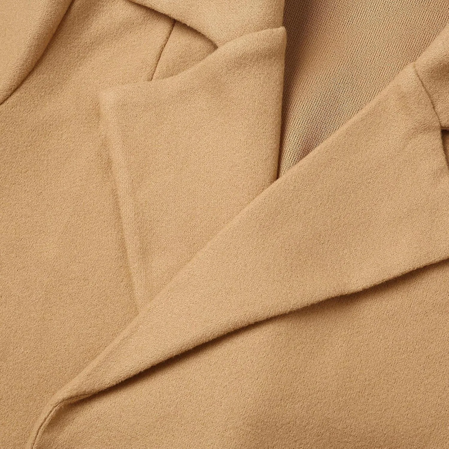 STYESH Womens Wrap Coats with Belt 2023 Fashion Overcoats Notched Lapel Trench Coats Winter Pea Coats Outerwear with Pockets