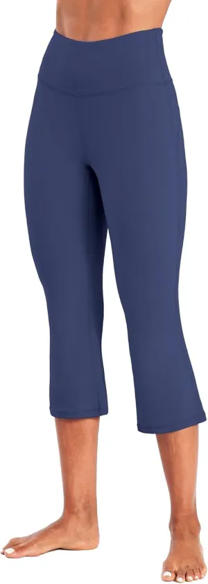 Sunzel High Waist Mini Flared Leggings for Women, Tummy Control Casual Flare Yoga Pants for Yoga Workout Gym