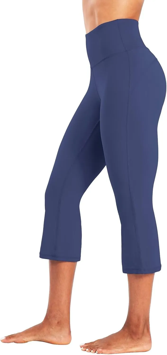 Sunzel High Waist Mini Flared Leggings for Women, Tummy Control Casual Flare Yoga Pants for Yoga Workout Gym