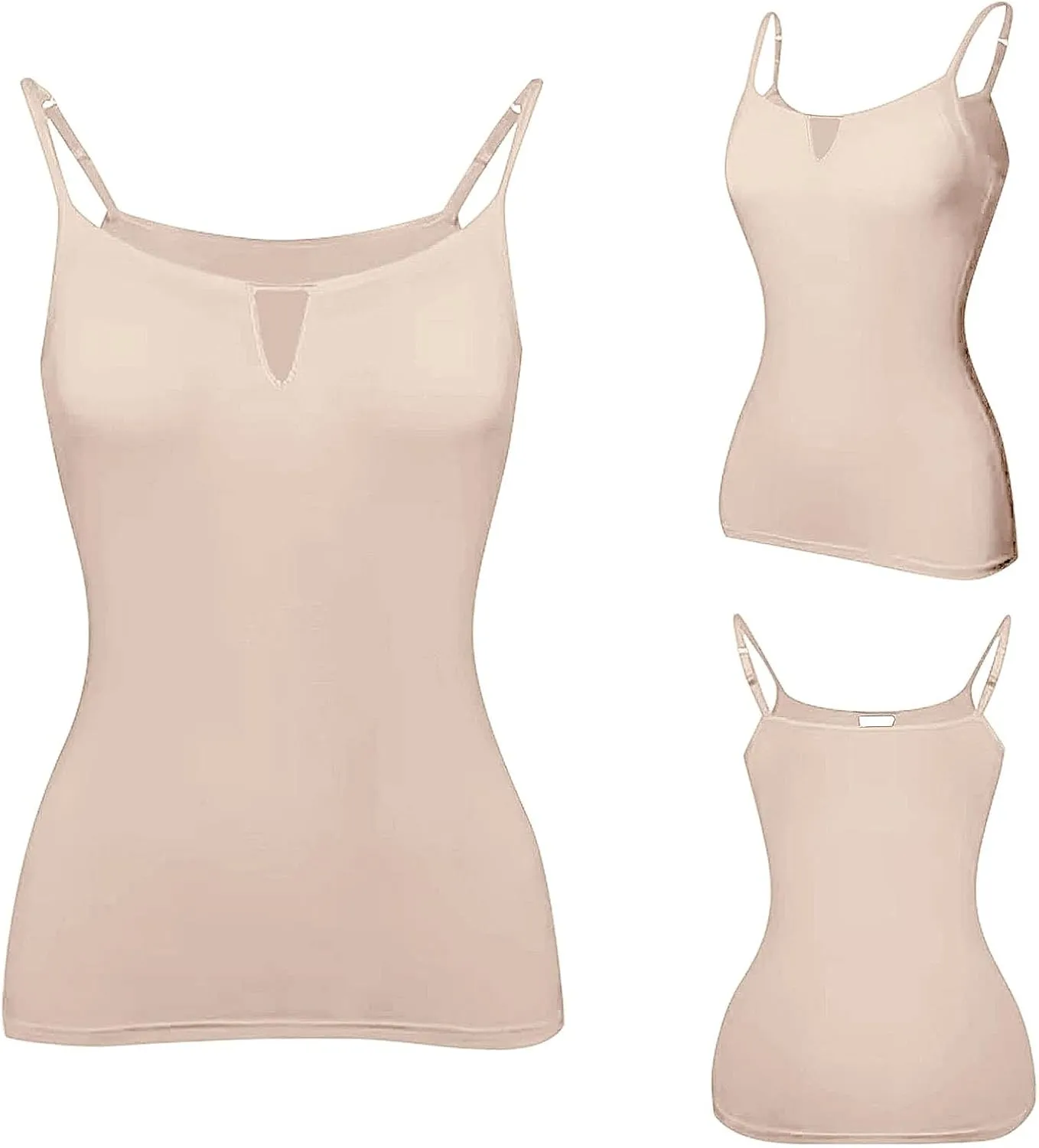 Tank Top with Built in Bra for Women Summer Casual Loose Camisole Laides Adjustable Spaghetti Strap Shelf Cami 2025