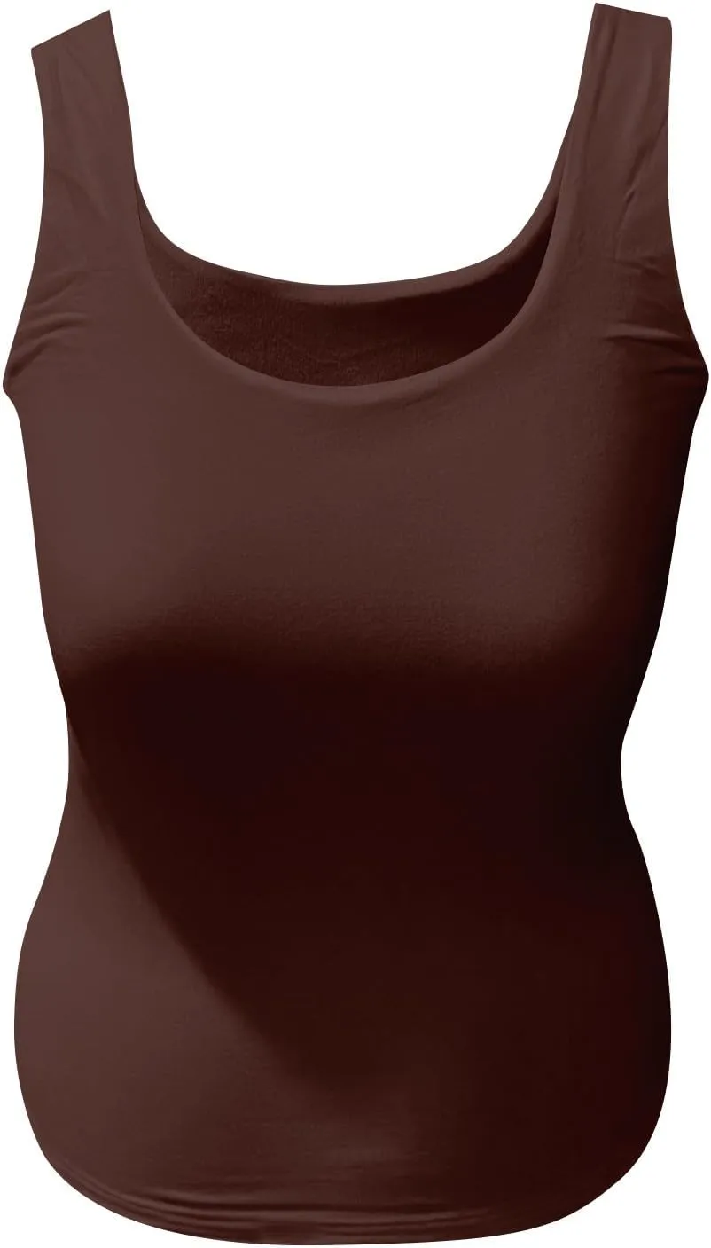 Tank Tops for Women 2025 Square Neck Camisole Workout Tops Cute Slim Seamless Layering Summer Sleeveless Shirts