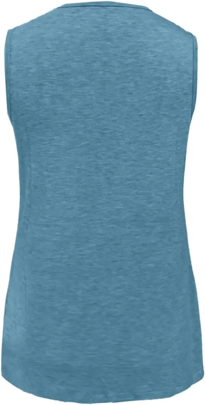 Tank Tops for Women Summer V Neck T-Shirts Trendy Sleeveless Comfy Tee Loose Fit Fashion 2025