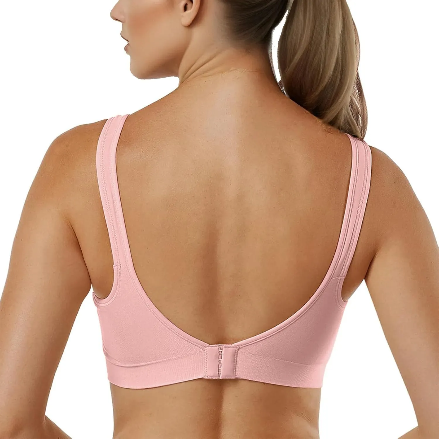 TARIENDY Bras for Women No Underwire Ladies No Underwire Breathable Bra Full Coverage Comfortable Bras Casual Daily Bra