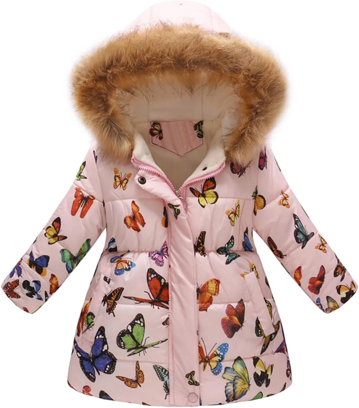 Toddler Baby Boys Girls Hoodie Denim Jackets Button Down Trucker Jeans Top with Pockets Fall Long Sleeve