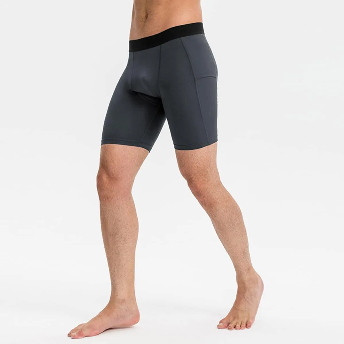 TopTie Mens Compression Shorts Quick Dry Athletic Baselayer Underwear with Pocket