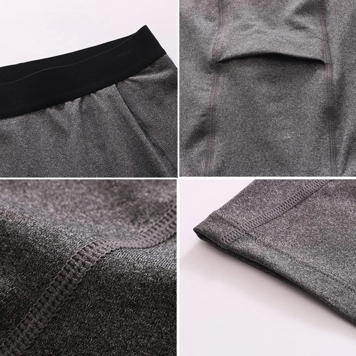 TopTie Mens Compression Shorts Quick Dry Athletic Baselayer Underwear with Pocket
