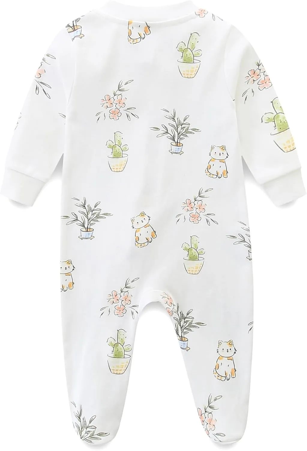 Unisex Baby Boy and Girl Zipper Onesie Toddler Footie One-Piece Infant Romper Jumpsuit