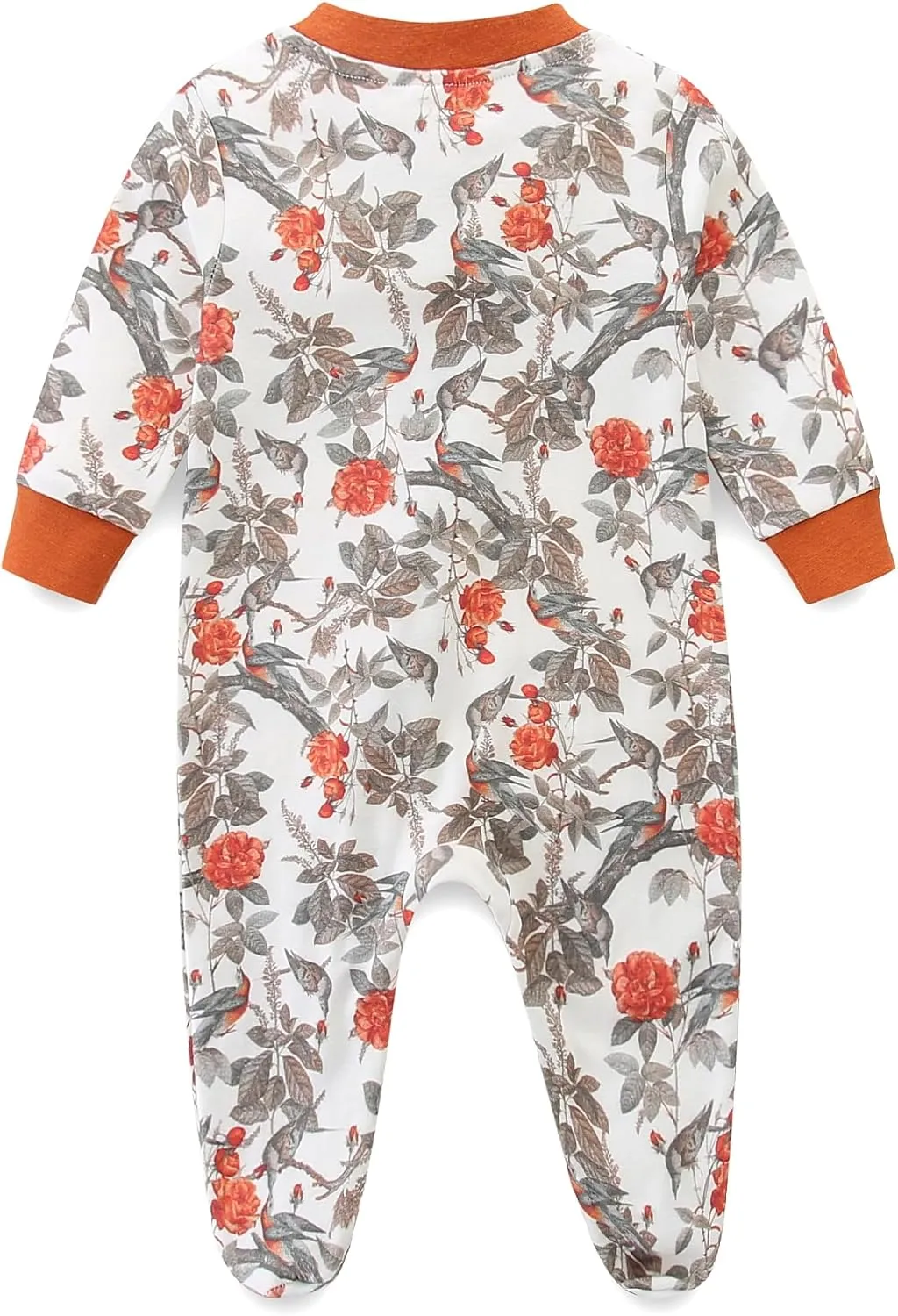 Unisex Baby Boy and Girl Zipper Onesie Toddler Footie One-Piece Infant Romper Jumpsuit