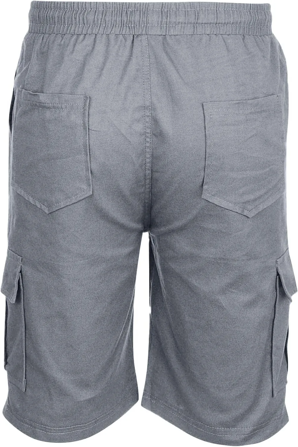WENKOMG1 Mens Cotton Gym Shorts,Solid Elastic Waist Drastring Workout Shorts Running Jogging Trunks Basketball Shorts