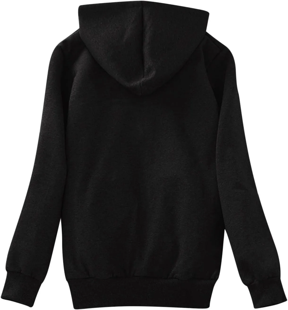 Wkishenl Women's Winter Hoodies Sherpa Fleece Lined Sweatshirt Fashion Print Jacket Coat Full Zip Up Warm Heavyweight Outwear