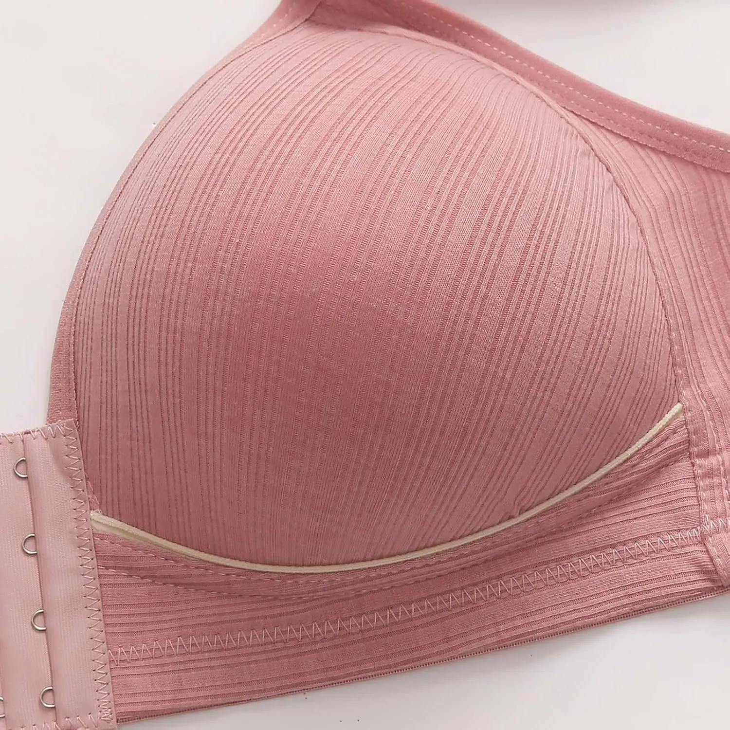 Women Post Surgery Bras Front Closure Adjustable Straps Wireless Bralette Comfort Sport Brassiere Push-Up T-Shirt Bra