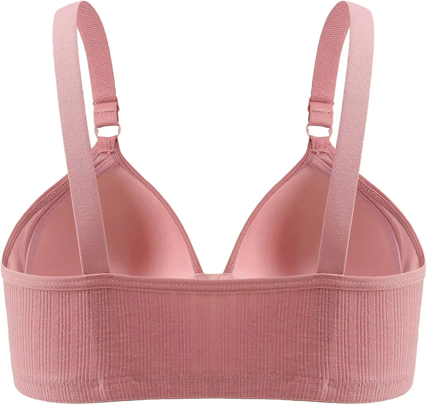 Women Post Surgery Bras Front Closure Adjustable Straps Wireless Bralette Comfort Sport Brassiere Push-Up T-Shirt Bra