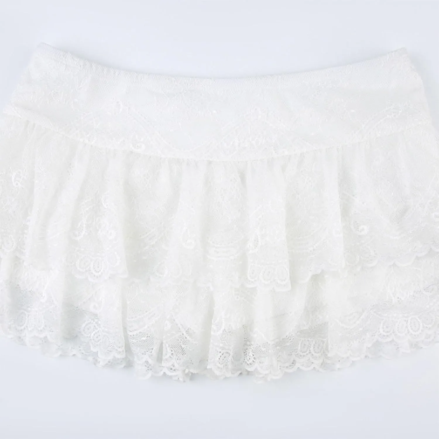 Women Sexy Role Play Pleated Mini Skirt Ruffle Lingerie for Schoolgirl, Sexy Lace A-line Skirt Lingerie Short Skirts