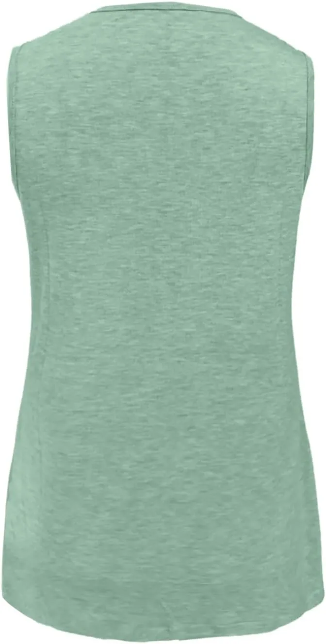 Women Tank Tops 2025 Comfy T Shirts Dressy Sleeveless V Neck Summer Loose Fit Tank Tops Tees