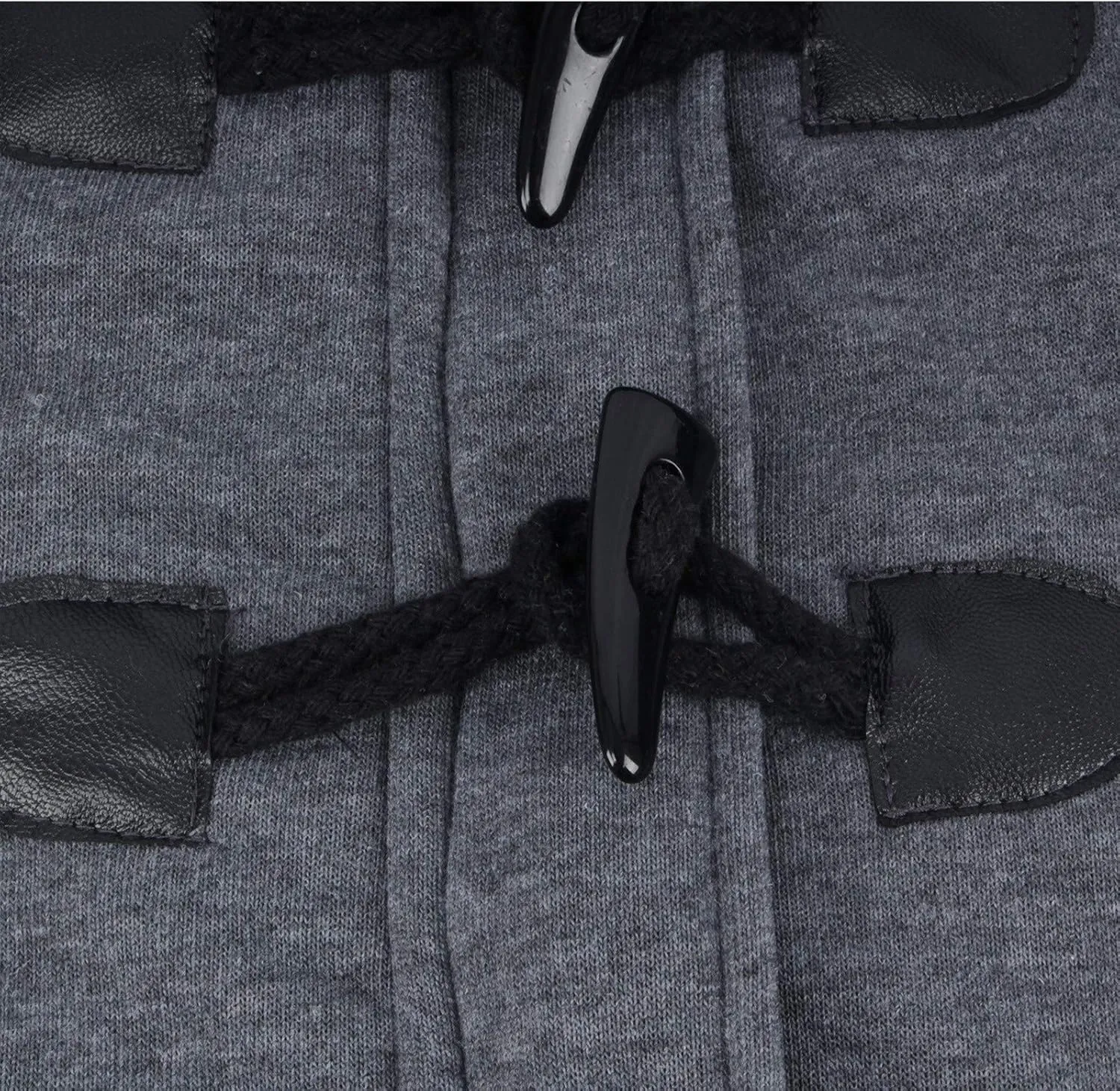 Women Trendy Horn Buttons Jackets Casual Fall Winter Coats Outwear Padded Hooded Parka Jacket Plain Overcoat