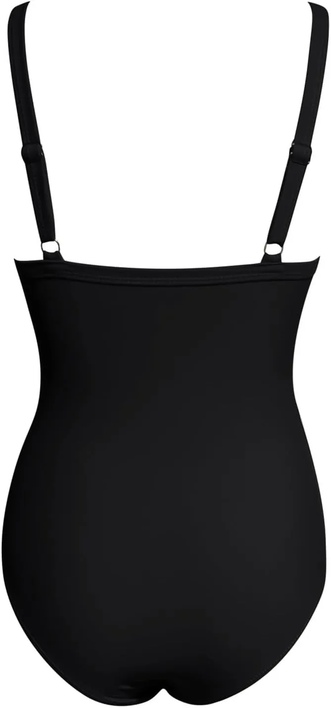 Women Tummy Control One Piece Swimsuit Sexy Mesh High Neck Cute Bathing Suit Backless Slimming Swimwear Monokinis