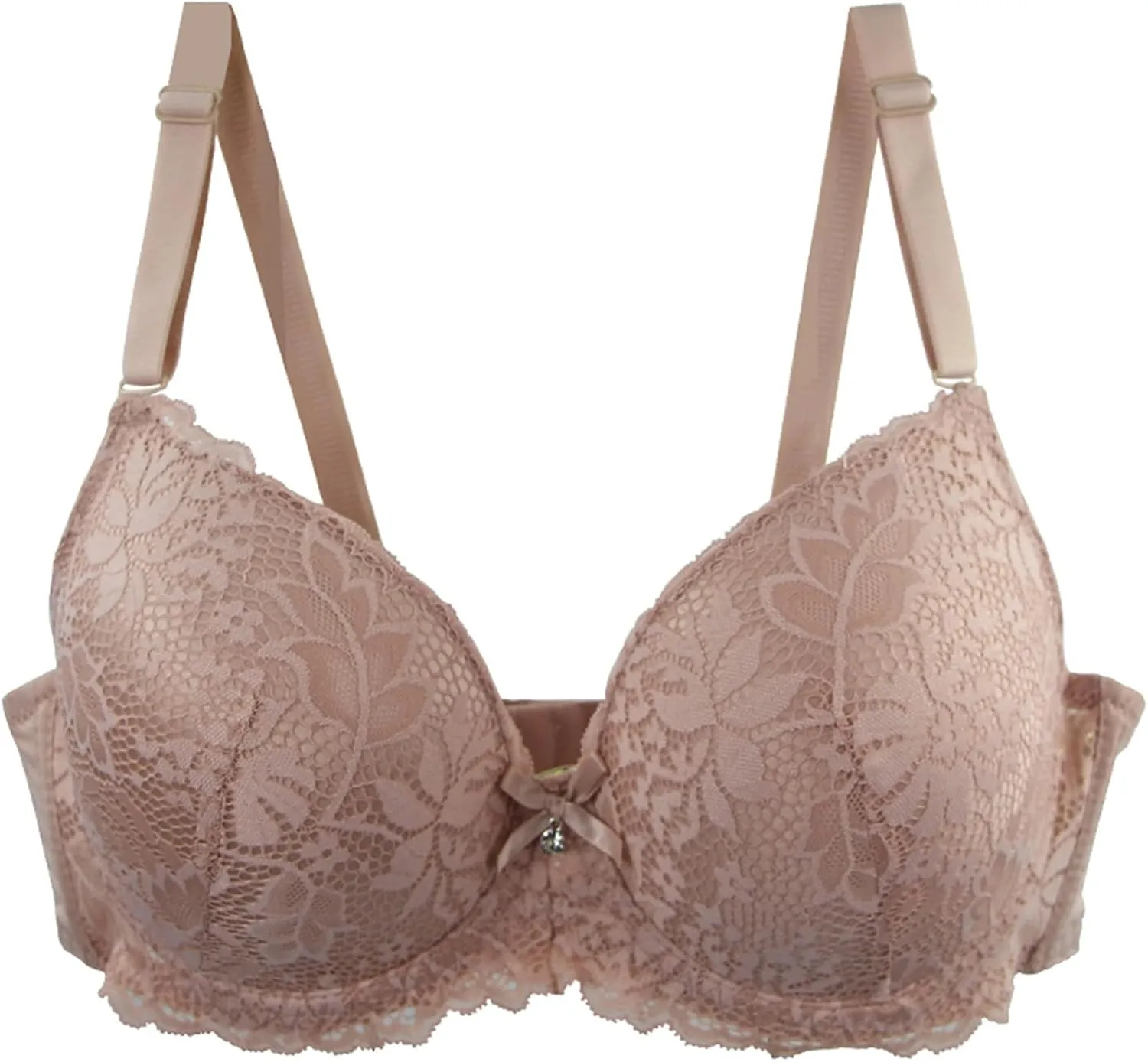 Women's 3 PC Trendy Lace Bras Sexy Seamless Push Up Sport Bra Casual Comfy Breathable Base Bralettle Underwear