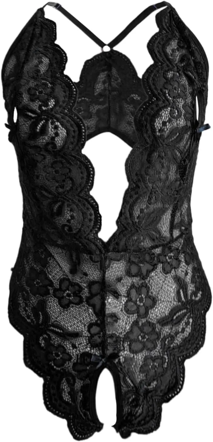 Women'S Lingerie Floral Embroidery Pjs Shorts Set Short PJ Set Naughty PJS Set Panty Bra Trim Lingerie