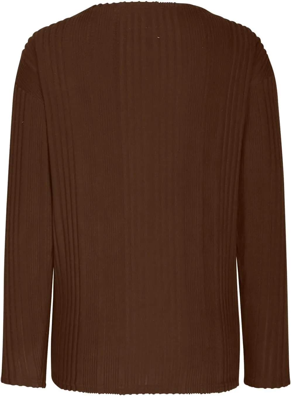Women's Long Sleeve Tops Crewneck Pullover Sweater Basic Casual Solid Color Tops Fall Soft Drop Shoulder Sweater