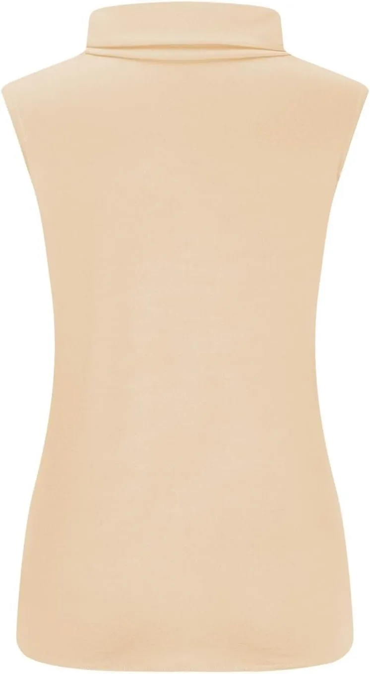 Womens Mock Turtleneck Tank Tops 2025 Summer Slim Fit Sleeveless Top Stretchy Basic Casual Pullover Layer Tee Shirts