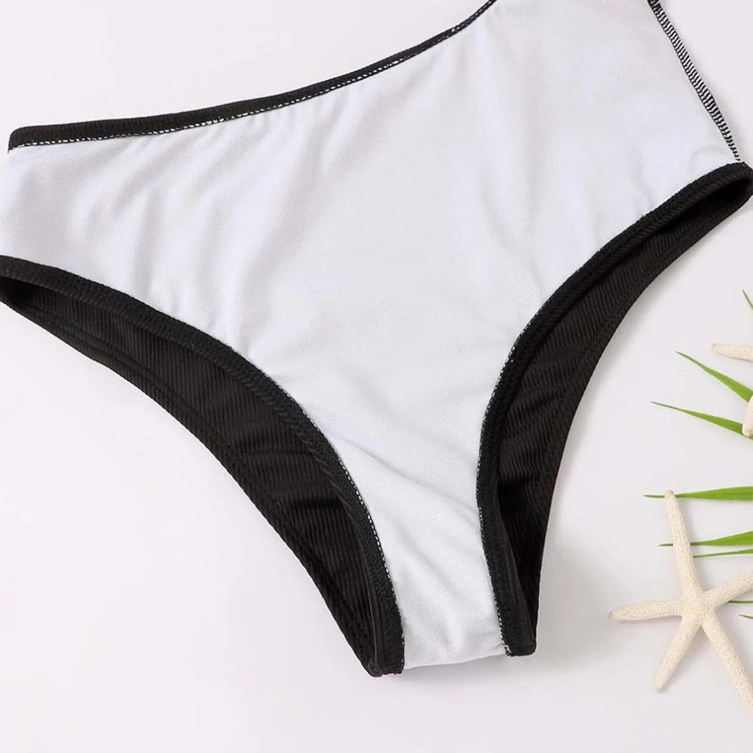 Women's One Piece Swimsuit Tummy Ring Cutout Bathing Suits High Cut Swimwear Shirred Backless Tummy Control Tie Swimwear