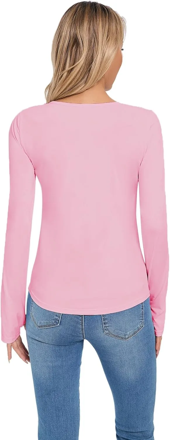 Women's Sun Protection Shirt UPF 50  Long Sleeve Shirt UV Protection Clothing for Hiking Golfing,Riding,Driving