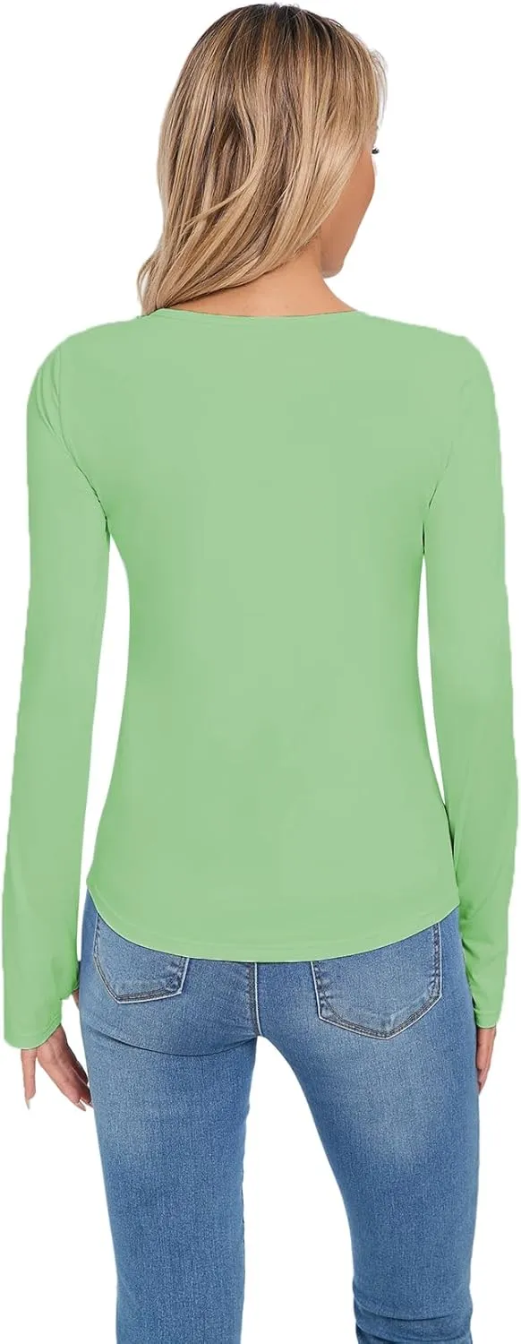 Women's Sun Protection Shirt UPF 50  Long Sleeve Shirt UV Protection Clothing for Hiking Golfing,Riding,Driving