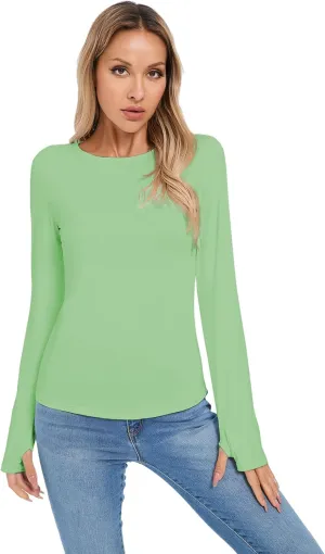 Women's Sun Protection Shirt UPF 50  Long Sleeve Shirt UV Protection Clothing for Hiking Golfing,Riding,Driving