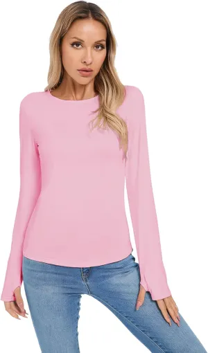 Women's Sun Protection Shirt UPF 50  Long Sleeve Shirt UV Protection Clothing for Hiking Golfing,Riding,Driving