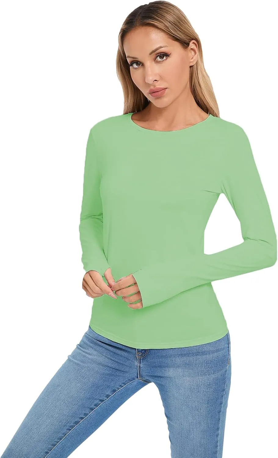 Women's Sun Protection Shirt UPF 50  Long Sleeve Shirt UV Protection Clothing for Hiking Golfing,Riding,Driving