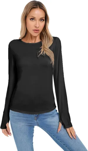 Women's Sun Protection Shirt UPF 50  Long Sleeve Shirt UV Protection Clothing for Hiking Golfing,Riding,Driving