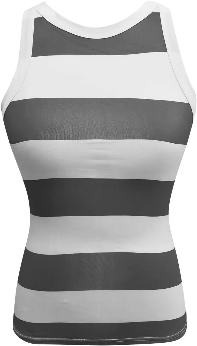 Womens Swing Vest Sleeveless Top Ladies Strappy Flared Plus Size Tops Shirt Womens Running