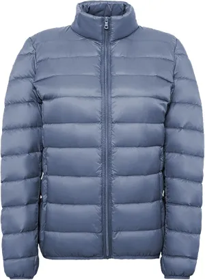 Women's Winter Casual Quilted Jackets Faux Fur Removable Hood Winter Jacket Parka Full Zip Black Padded Coats