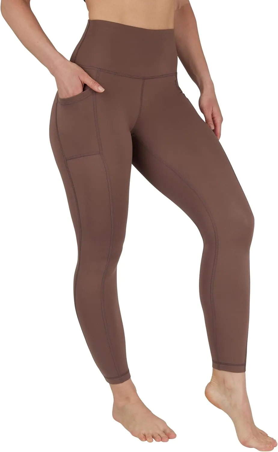 Yogalicious Squat Proof Fleece Lined High Waist Leggings for Women